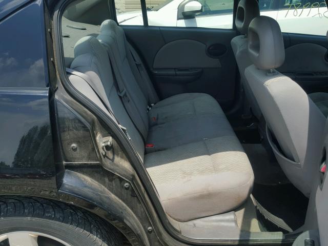 1G8AJ58F87Z108714 - 2007 SATURN ION LEVEL BLACK photo 6