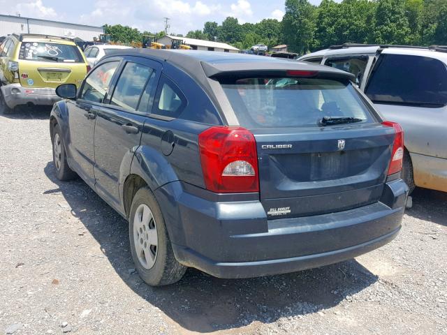 1B3HB28B78D732663 - 2008 DODGE CALIBER BLUE photo 3