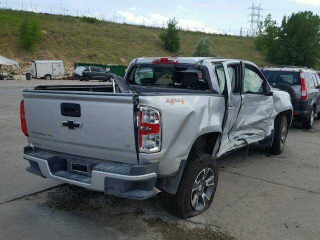 1GCGTCEN5H1208991 - 2017 CHEVROLET COLORADO L SILVER photo 4