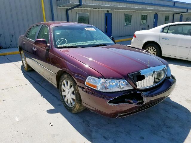 1LNHM83V27Y616139 - 2007 LINCOLN TOWN CAR D MAROON photo 1