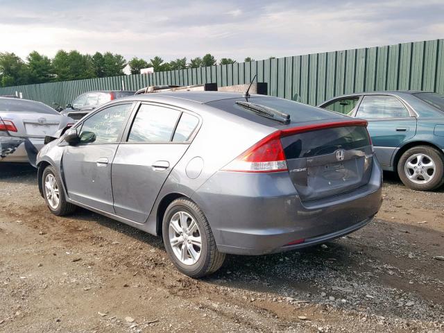 JHMZE2H75AS035031 - 2010 HONDA INSIGHT EX GRAY photo 3