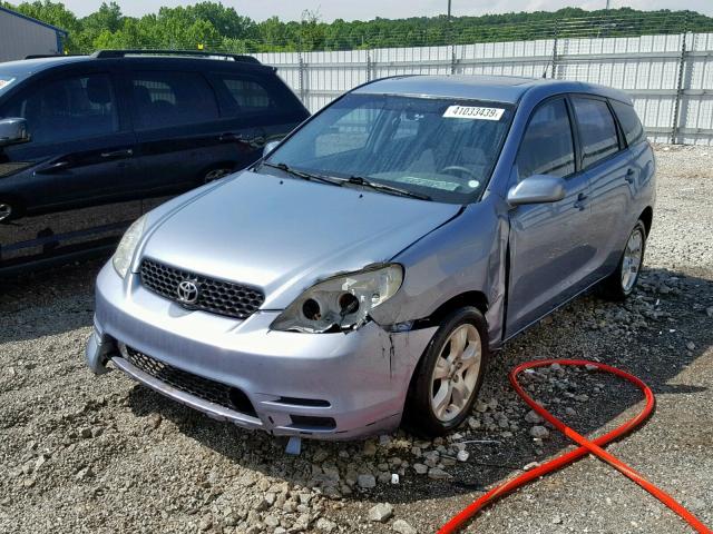 2T1KR32E73C051045 - 2003 TOYOTA MATRIX XR BLUE photo 2