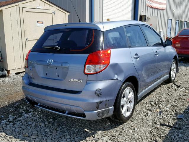 2T1KR32E73C051045 - 2003 TOYOTA MATRIX XR BLUE photo 4