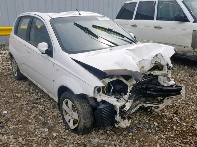 KL1TD66688B123357 - 2008 CHEVROLET AVEO BASE Ақ фото 1
