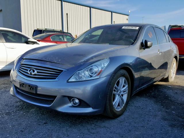 JN1CV6AP9DM304085 - 2013 INFINITI G37 BASE GRAY photo 2