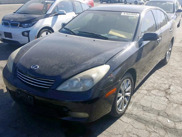 JTHBF30G130109401 - 2003 LEXUS ES 300 BLACK photo 2