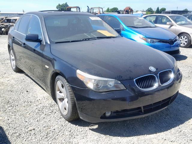 WBANA53565B863031 - 2005 BMW 525 I BLACK photo 1