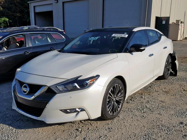 1N4AA6AP1HC394527 - 2017 NISSAN MAXIMA 3.5 WHITE photo 2