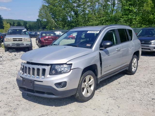 1C4NJCBA5ED560123 - 2014 JEEP COMPASS SP ვერცხლისფერი ფოტო 2