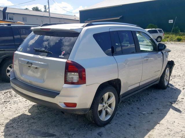 1C4NJCBA5ED560123 - 2014 JEEP COMPASS SP ვერცხლისფერი ფოტო 4