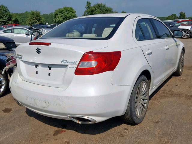 JS2RF9A32B6110279 - 2011 SUZUKI KIZASHI SE WHITE photo 4