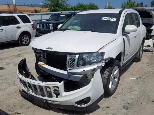1C4NJDAB4FD408142 - 2015 JEEP COMPASS SP თეთრი ფოტო 2