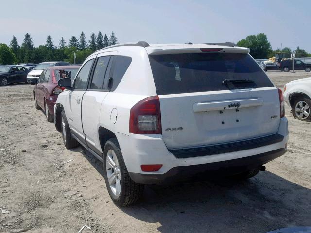 1C4NJDAB4FD408142 - 2015 JEEP COMPASS SP თეთრი ფოტო 3