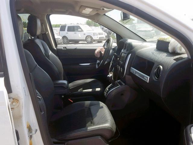 1C4NJDAB4FD408142 - 2015 JEEP COMPASS SP თეთრი ფოტო 5