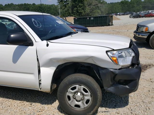 5TFNX4CN9EX041290 - 2014 TOYOTA TACOMA WHITE photo 9