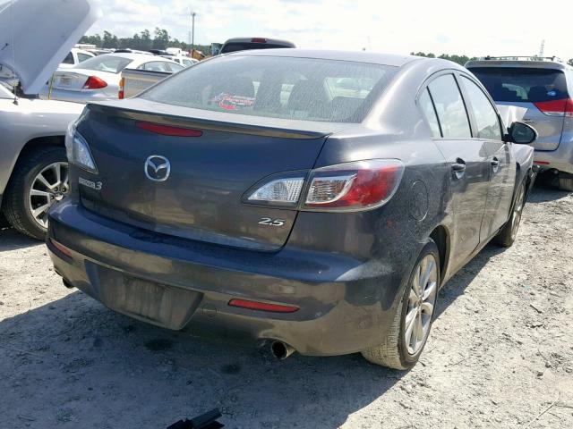 JM1BL1S55A1168663 - 2010 MAZDA 3 S GRAY photo 4