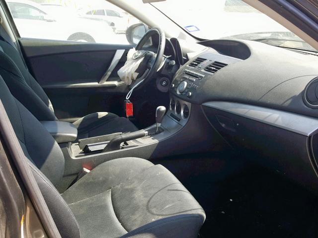 JM1BL1S55A1168663 - 2010 MAZDA 3 S GRAY photo 5