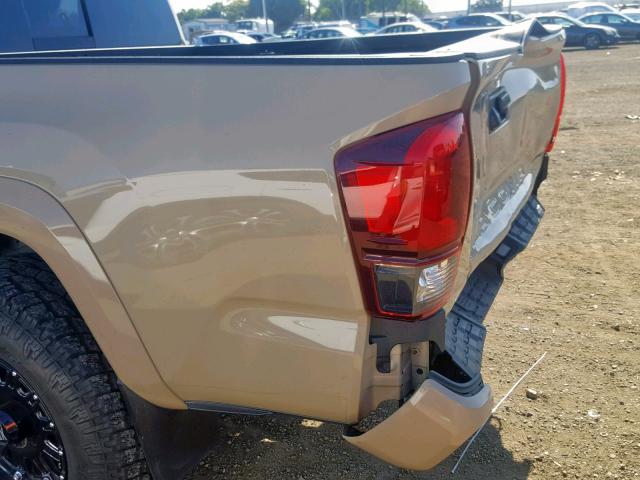 3TMAZ5CN9JM061876 - 2018 TOYOTA TACOMA DOU TAN photo 9