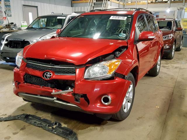 2T3DK4DV2CW072133 - 2012 TOYOTA RAV4 LIMIT RED photo 2