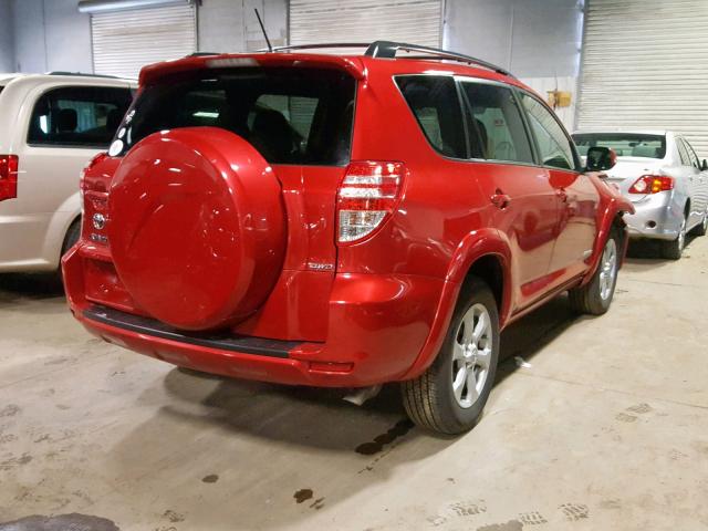 2T3DK4DV2CW072133 - 2012 TOYOTA RAV4 LIMIT RED photo 4