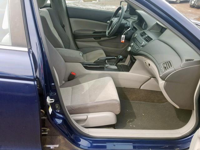 1HGCP26428A119268 - 2008 HONDA ACCORD LXP BLUE photo 5