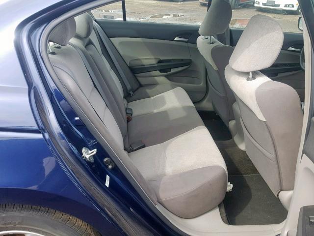 1HGCP26428A119268 - 2008 HONDA ACCORD LXP BLUE photo 6