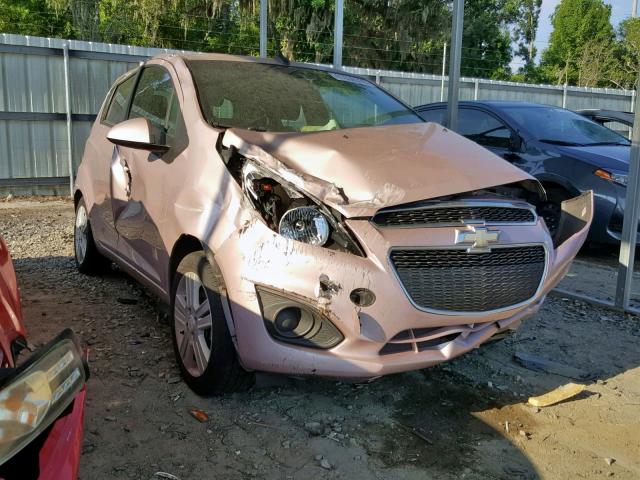 KL8CA6S98DC627342 - 2013 CHEVROLET SPARK LS PINK photo 1