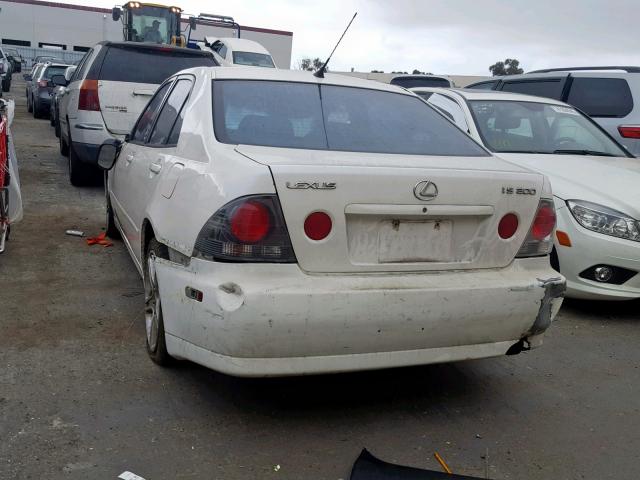 JTHBD182510008247 - 2001 LEXUS IS 300 WHITE photo 3