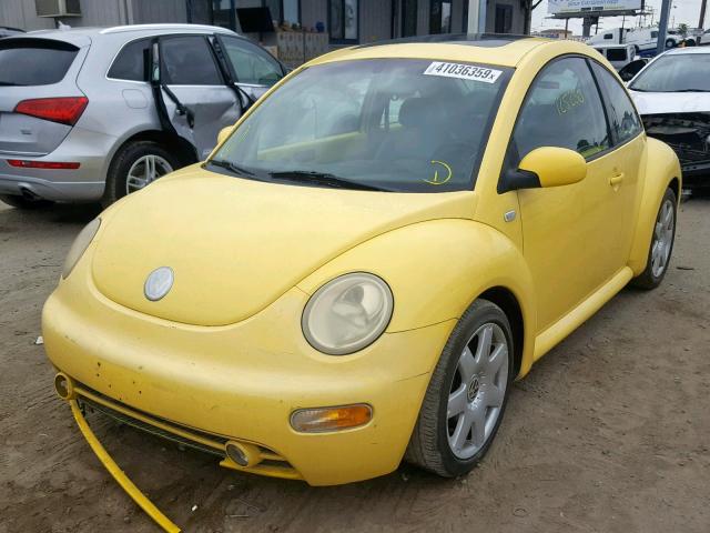 3VWDD21C33M426144 - 2003 VOLKSWAGEN NEW BEETLE ყვითელი ფოტო 2