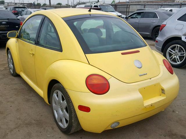 3VWDD21C33M426144 - 2003 VOLKSWAGEN NEW BEETLE ყვითელი ფოტო 3