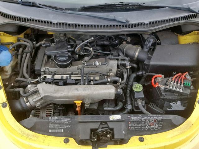 3VWDD21C33M426144 - 2003 VOLKSWAGEN NEW BEETLE ყვითელი ფოტო 7
