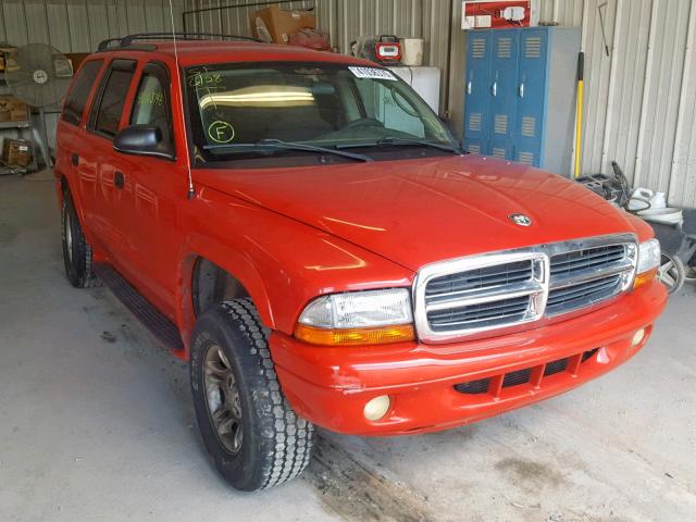 1B4HS48N72F108360 - 2002 DODGE DURANGO SL RED photo 1