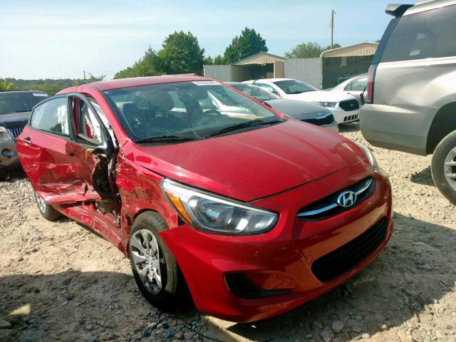 KMHCT4AE6GU063429 - 2016 HYUNDAI ACCENT SE RED photo 1