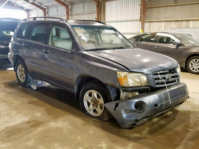 JTEGD21A270167455 - 2007 TOYOTA HIGHLANDER BLUE photo 1