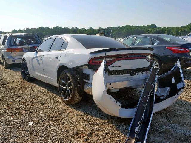 2C3CDXBG1KH507111 - 2019 DODGE CHARGER SX WHITE photo 3