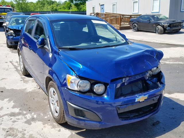 1G1JA6SG3D4159374 - 2013 CHEVROLET SONIC LS BLUE photo 1