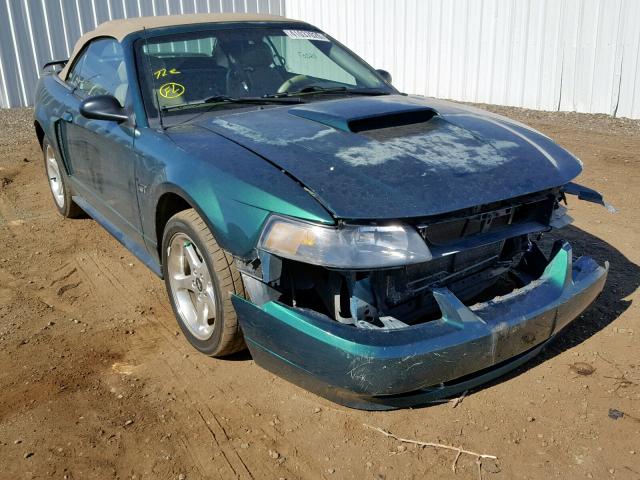 1FAFP45X13F388964 - 2003 FORD MUSTANG GT GREEN photo 1