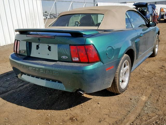 1FAFP45X13F388964 - 2003 FORD MUSTANG GT GREEN photo 4
