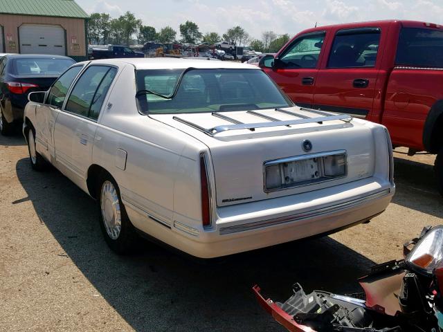 1G6KD54Y5XU801409 - 1999 CADILLAC DEVILLE WHITE photo 3