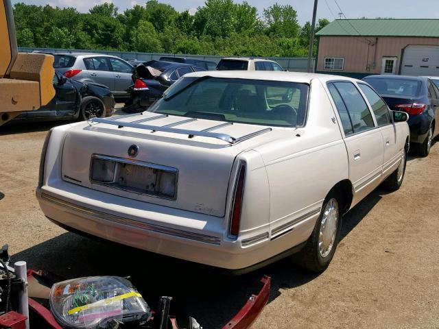 1G6KD54Y5XU801409 - 1999 CADILLAC DEVILLE WHITE photo 4