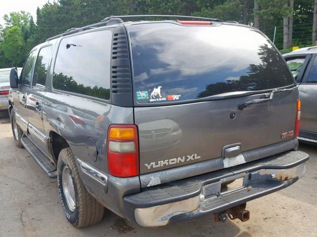 3GKFK16T61G149459 - 2001 GMC YUKON XL K GRAY photo 3