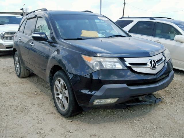 2HNYD28208H528776 - 2008 ACURA MDX BLACK photo 1