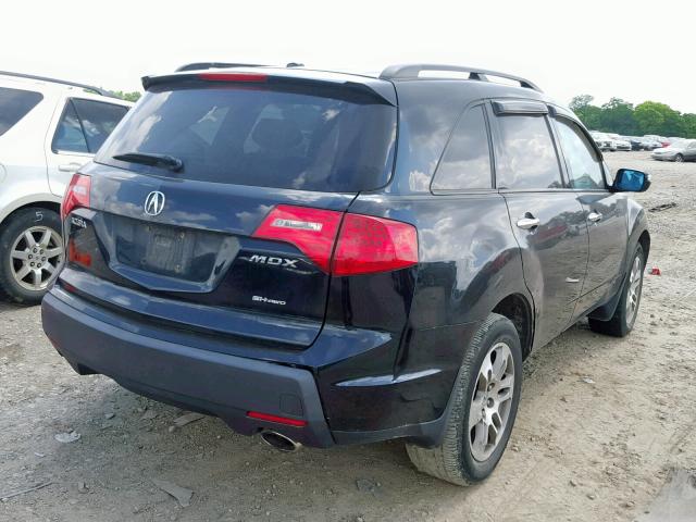 2HNYD28208H528776 - 2008 ACURA MDX BLACK photo 4