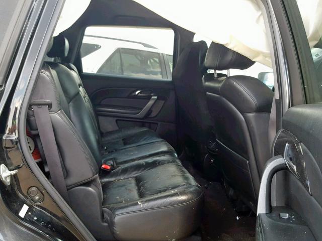 2HNYD28208H528776 - 2008 ACURA MDX BLACK photo 6