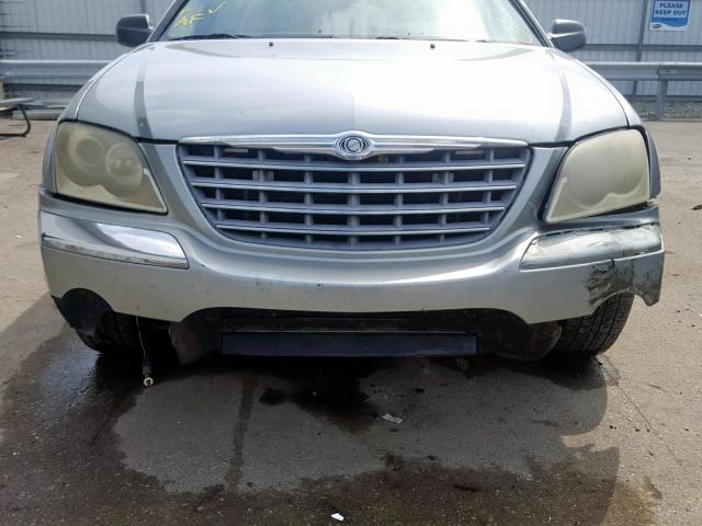 2C8GM68464R326781 - 2004 CHRYSLER PACIFICA SILVER photo 9