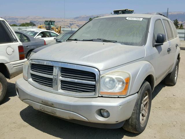 1D4HB48N35F577777 - 2005 DODGE DURANGO SL GRAY photo 2