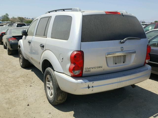 1D4HB48N35F577777 - 2005 DODGE DURANGO SL GRAY photo 3