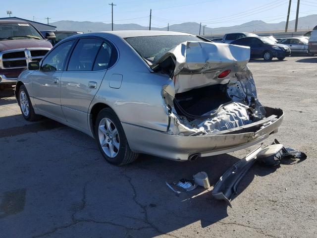 JT8BD69S310119889 - 2001 LEXUS GS 300 SILVER photo 3