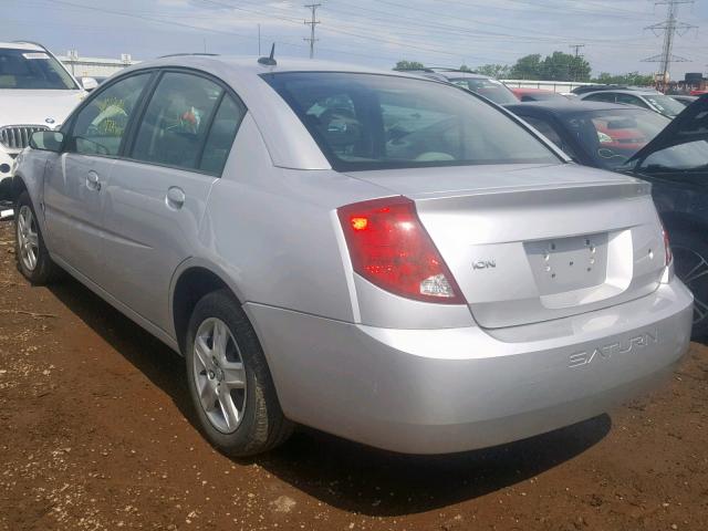 1G8AJ58F57Z175111 - 2007 SATURN ION LEVEL SILVER photo 3