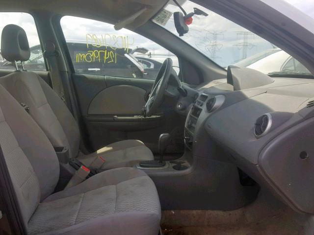 1G8AJ58F57Z175111 - 2007 SATURN ION LEVEL SILVER photo 5